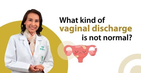 What kind of vaginal discharge is not normal?